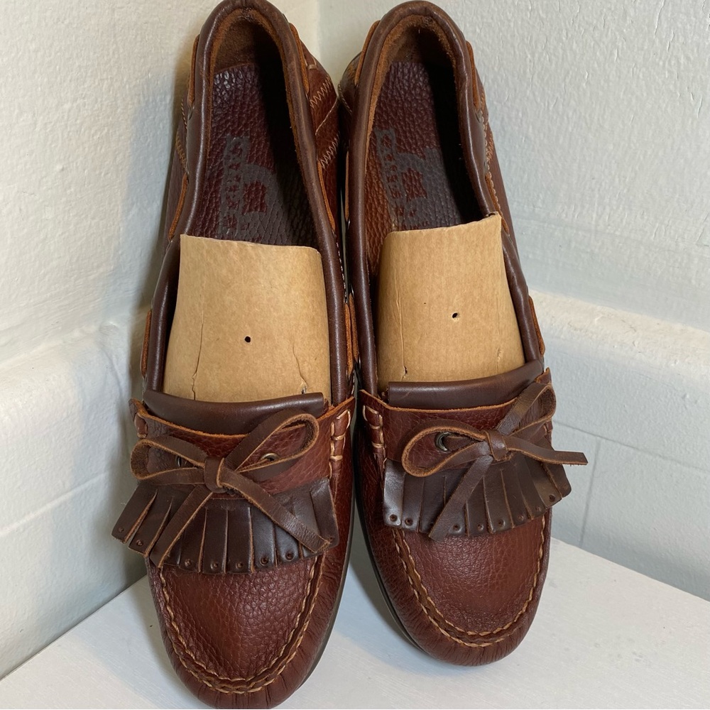 MOCCASIN -Women's Shoes -Color Brown -Size 37- Base Flexible (Argentinian Brand)